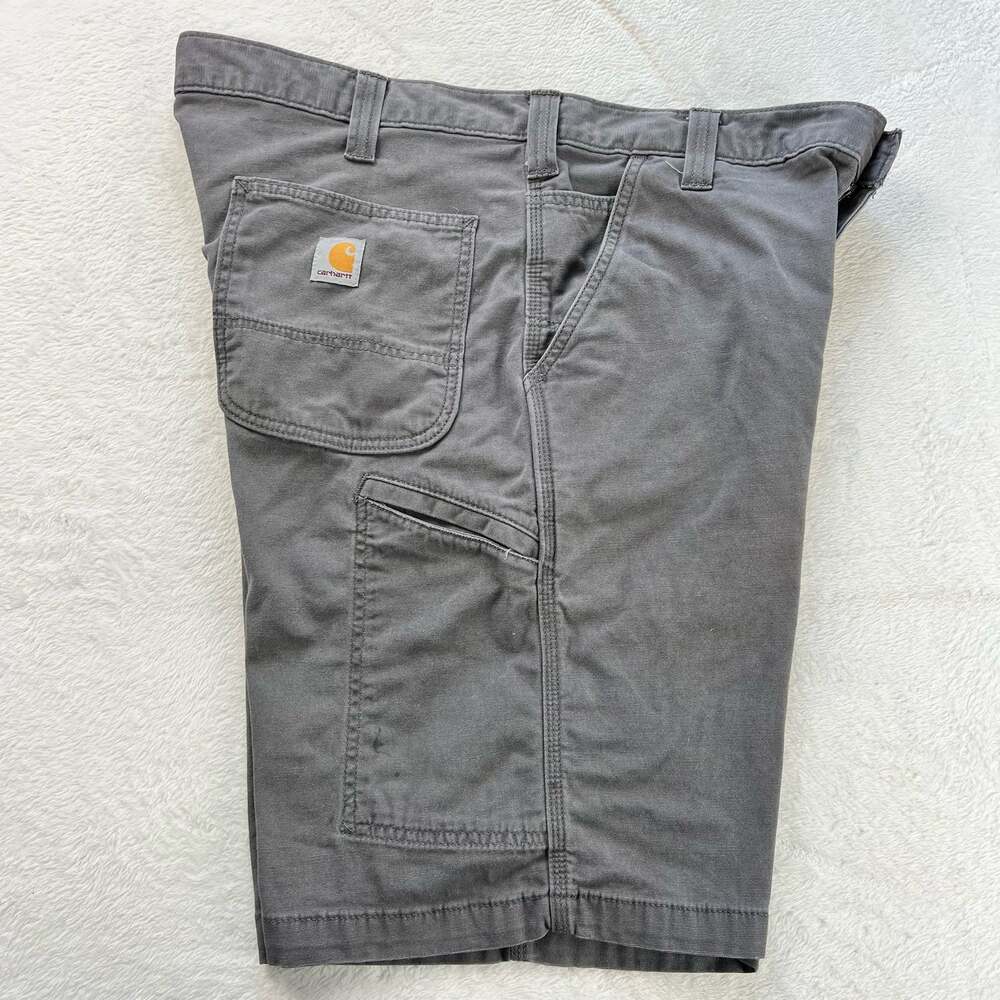 Carhartt Gray work Shorts Relaxed Fit Men's 38x10